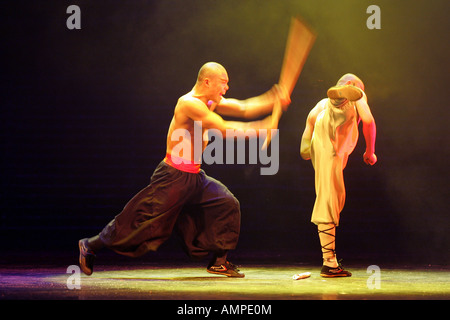 Ein Martial-Arts-Leistung, Peking, China Stockfoto