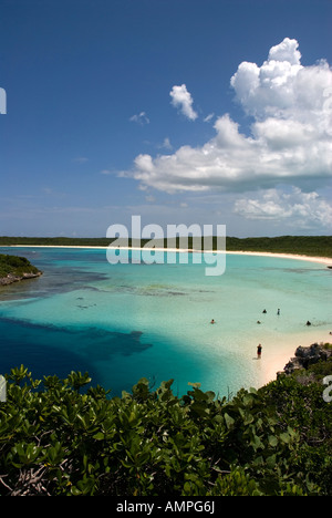 Scenic, Dean es Blue Hole, Long Island, Bahamas Stockfoto