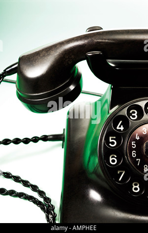 Alte telefone Stockfoto