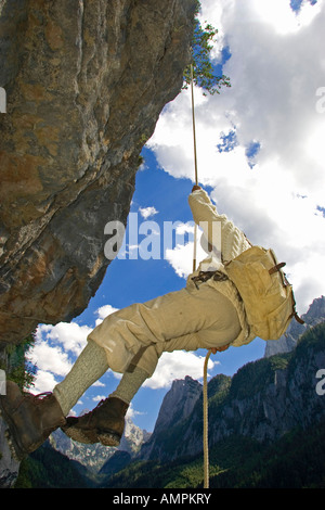 klassische Bergsteigen - Luis Trenker Stockfoto