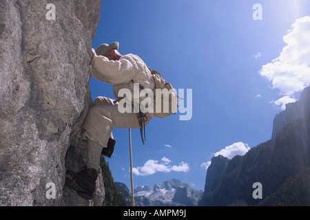 klassische Bergsteigen - Luis Trenker Stockfoto