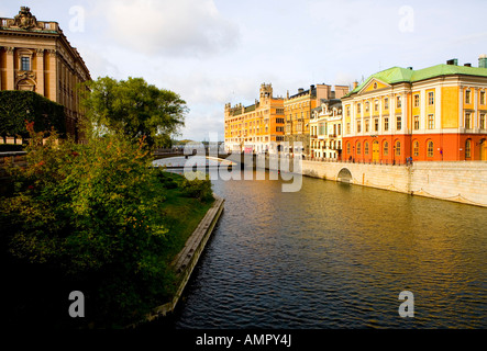 Stroemgatan Stockholm Schweden Stockfoto