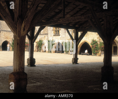 Monpazier Nouvelle-Aquitaine Dordogne Frankreich Stockfoto