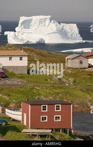 Kanada, Neufundland, Norden der Halbinsel, Viking Trail, St. Julien´s, Eisberg Stockfoto