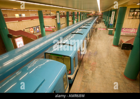 u-Bahn, u-Bahn, Stadt Montreal, Quebec, Kanada Stockfoto