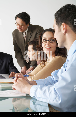 Business-Leute treffen Stockfoto