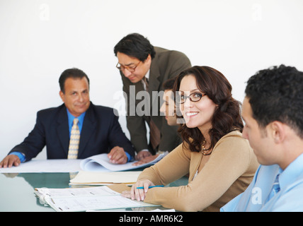 Business-Leute treffen Stockfoto