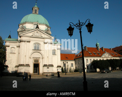 Kirche von Str. Kazimierz in Neustadt square Warschau Polen Stockfoto