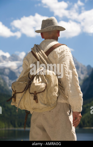 klassische Bergsteigen - Luis Trenker Stockfoto