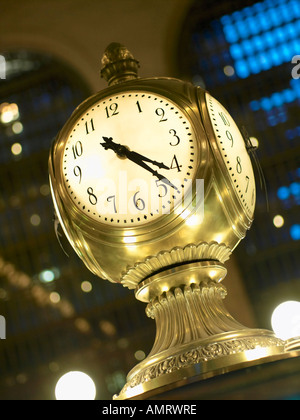 Uhr im Grand Central Station, New York City, New York, USA Stockfoto