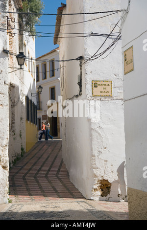 Marbella Malaga Provinz Costa del Sol Spanien typische Gassen in der Altstadt Stockfoto