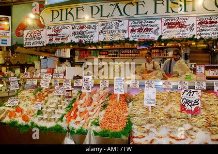 Pike Market, Public Market Center, Seattle.Washington, USA, Downtown Seattle Stockfoto