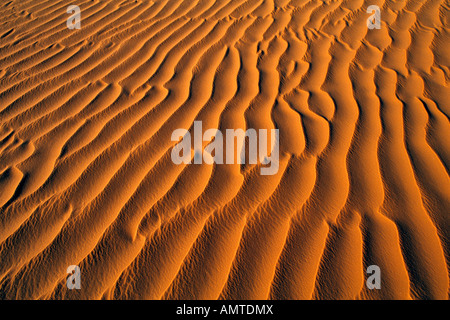 Abstrakten Blick auf Dünen im Erg Awbari Stockfoto