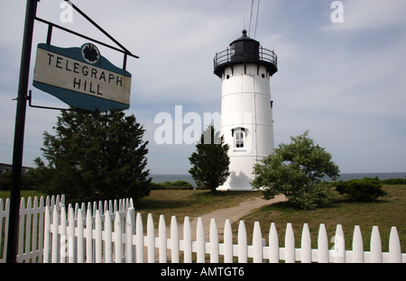 Osten Chop Leuchtturm Martha es Vineyard Stockfoto