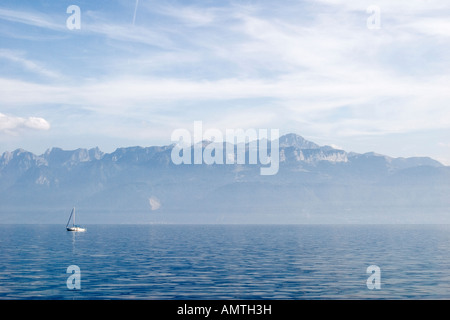 Evian Genfer See Frankreich September 2007 Stockfoto