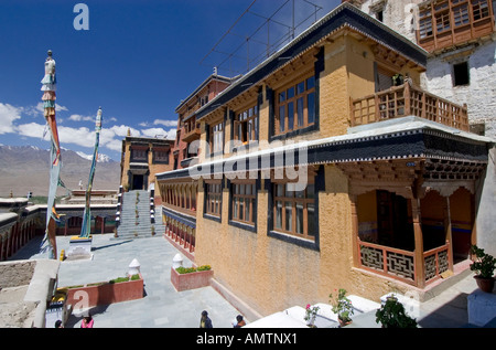 Berühmte Thikse, Thikse, Thiksay Kloster in Ladakh, Industal, Jammu und Kaschmir, Indien Stockfoto