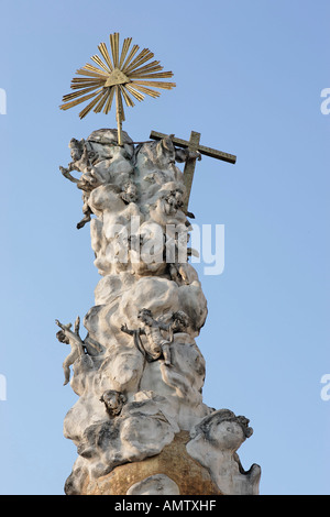 Barocke Pestsäule, baden, Lower Austria, Austria Stockfoto