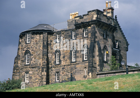 Historische Gebäude auf dem Calton Hill, Edinburgh, Schottland Stockfoto