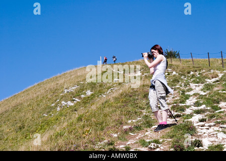 Auf dem Pic de Memise in der Nähe des Genfer Sees Frankreich September 2007 Stockfoto