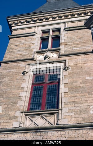 Fassade des alten Haus in Redon Britany Frankreich Stockfoto
