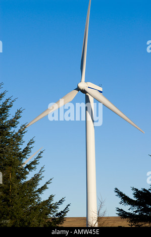 Turbine Windmühle Generatoren Dun Gesetz Windfarm auf Soutra Hill Scottish Borders Region in der Nähe von Edinburgh Stockfoto