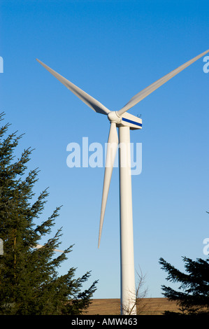 Turbine Windmühle Generatoren Dun Gesetz Windfarm auf Soutra Hill Scottish Borders Region in der Nähe von Edinburgh Stockfoto