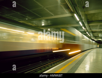 Londoner U-Bahn Stockfoto