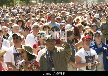 Ein Blick auf die Welt War zwei Memorial in Washington, DC am 24. Mai 2004. Stockfoto