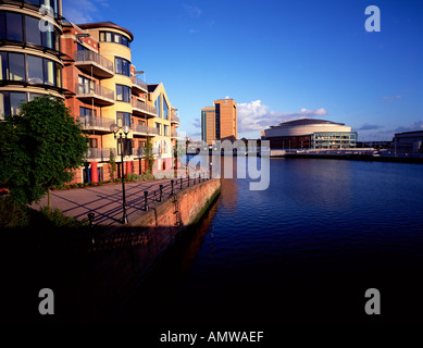 Laganside Belfast Nordirland Stockfoto