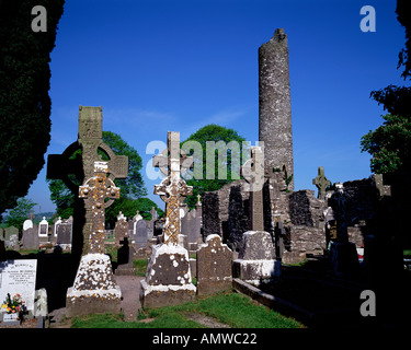 Muiredachs Cross Co Louth, Irland Stockfoto