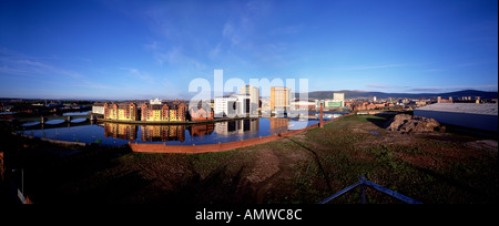 Laganside Belfast Nordirland Stockfoto