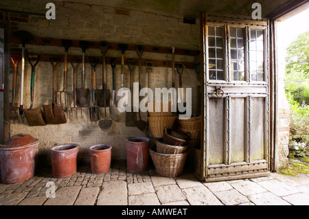 Land-Gerätehaus in Sussex, England Stockfoto