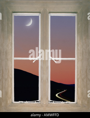 Konzept-Fotografie: Das Fenster Stockfoto