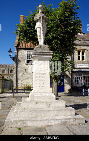 Ersten Weltkrieg Krieg Memorial Somerton Somerset England damit wir vergessen Stockfoto