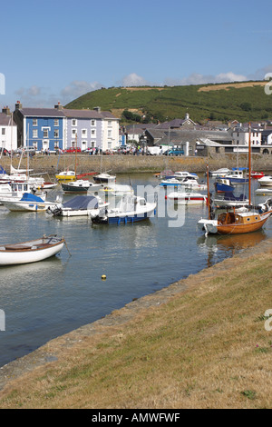 Aberaeron Hafen Ceredigion West Wales Stockfoto