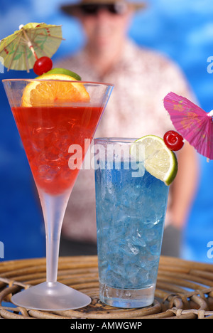 Tropische Drinks Stockfoto