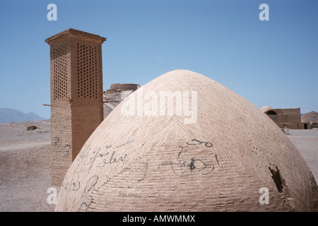 Windturm, Iran, Yazd Stockfoto