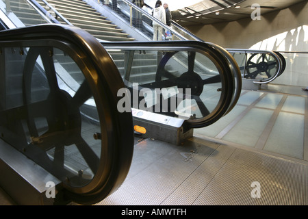 Eingang der u-Bahn station St. Lazare, Frankreich, Paris Stockfoto