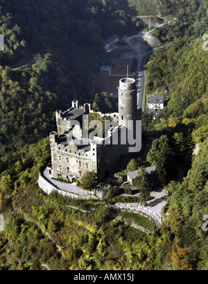 Burg Maus, Burg Maus, Deutschland, Rheinland-Pfalz, St. Goarshausen Stockfoto