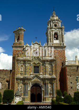 Kirche von Santa Maria de Tonantzintla Stockfoto