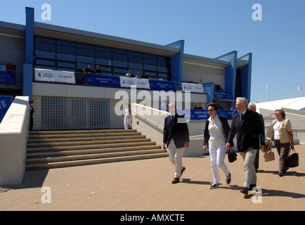 Prinzessin Anne Besuch Weymouth und Portland Sailing Academy, Dorset England UK Stockfoto