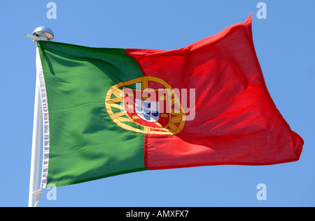 Portugal, Flagge von Portugal, portugiesische Flagge Stockfoto