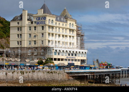 Llandudno, Llandudno 'Grand Hotel' Pier Llandudno, Gwynedd, Nordwales UK Stockfoto