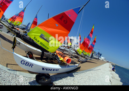 Portland Sailing Academy, Weymouth und Portland Sailing Academy, Portland-Dorset-England-UK, Standort für 2012 Olympisches Segeln Stockfoto