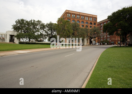 J.f. Kennedy-Attentat-Website. Dallas Texas, Vereinigte Staaten von Amerika. Stockfoto