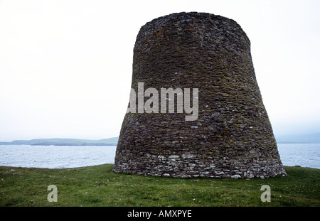 Mousa Broch antike historische Denkmal Shetland Stockfoto