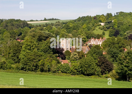 Hambleden Dorf - Thames Valley - Buckinghamshire Stockfoto