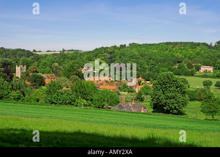 Hambleden Dorf Thames Valley Buckinghamshire Stockfoto