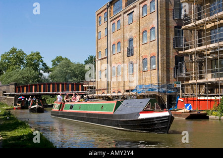 Narrowboat - Grand Union Canal - Berkhamsted - Hertfordshire Stockfoto