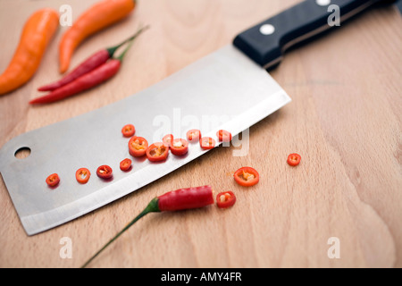rote Paprika, close-up Stockfoto